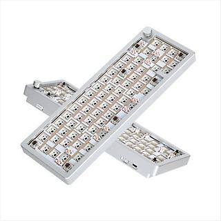 [SPM/AL68A-DIY-KIT(SV)] SPM AL68A 스플릿 VIA 유무선 풀 알루미늄 핫스왑 커스텀 기계식 키보드 베어본 DIY KIT...