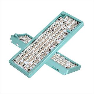 [SPM/AL68A-DIY-KIT(BU)] SPM AL68A 스플릿 VIA 유무선 풀 알루미늄 핫스왑 커스텀 기계식 키보드 베어본 DIY KIT...