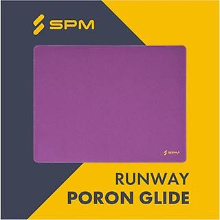 SPM [SPM/RUNWAY-GLIDE] SPM RUNWAY PORON GLIDE 런웨이 포론 글라이드 게이밍 마우스패드 퍼플