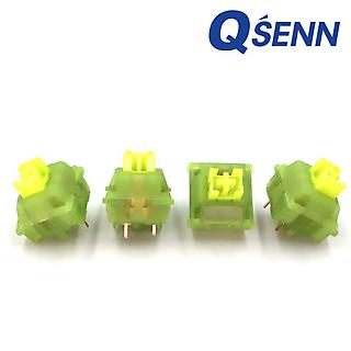 QSENN [QSENN/LIME(OL/100)] 큐센 오테뮤 저소음 스위치 라임축 V3 5핀 택타일