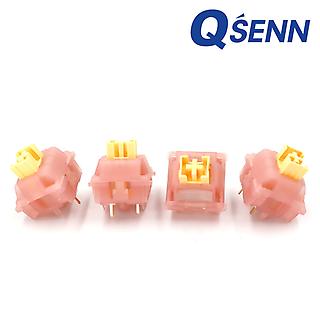 [QSENN/PEACH(OP/100)] 큐센 오테뮤 저소음 스위치 피치축 V3 5핀 리니어
