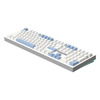 [SPM/SPM-PL108W-WHST] SPM PL108W 아라 풀배열 유무선 사무용 기계식키보드 화이트, 저소음 새벽축 택타일