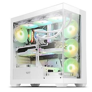 [다크플래쉬/DF-DS900(WH)] darkFlash DS900 ARGB 강화유리 미들타워 케이스 화이트