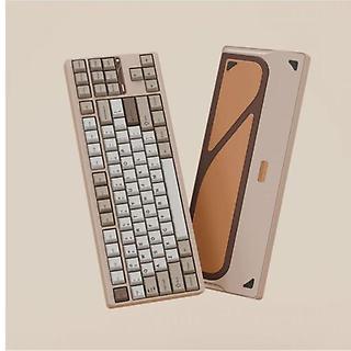 [스웨그키/SWGK-E80-SG(AZ/FR4)] 스웨그키 EVO80 에보 알루미늄 키보드 에보80 Sandgold, Oat + PP